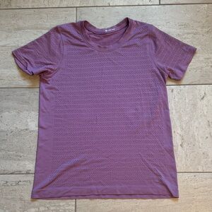 lululemon athletica Purple Short Sleeve Tee